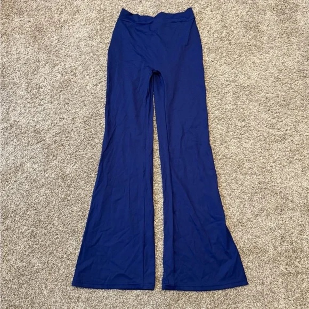 Women's Blue Flared Pants